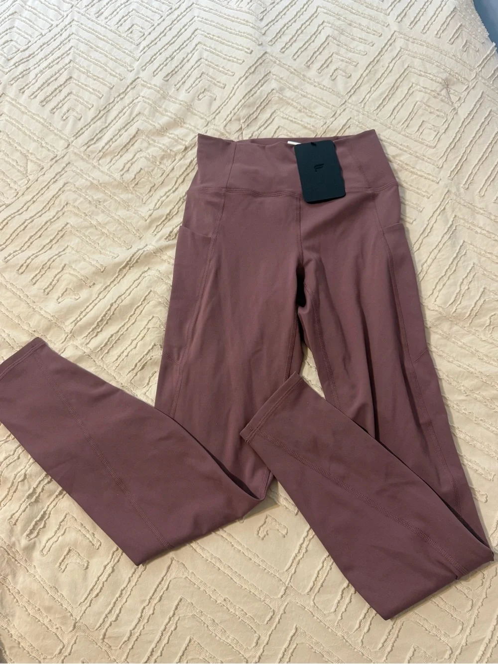 Fabletics High Waist Mauve Leggings NWT - Picture 1 of 2